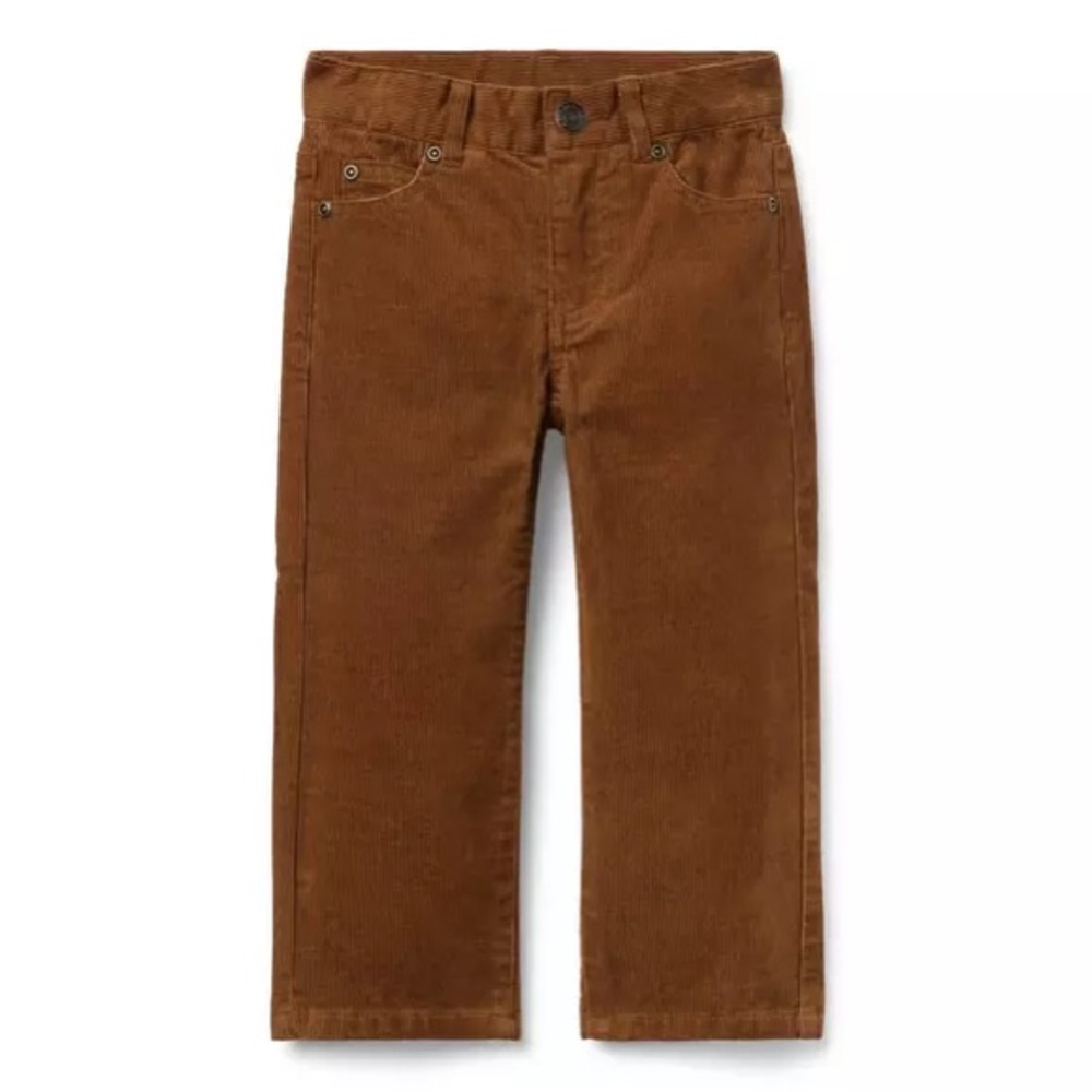 Janie and Jack, The Corduroy Pant In Caramel Candy, 6